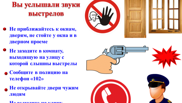 ИНСТРУКЦИЯ  для тех, кто оказался в одном здании со стрелком